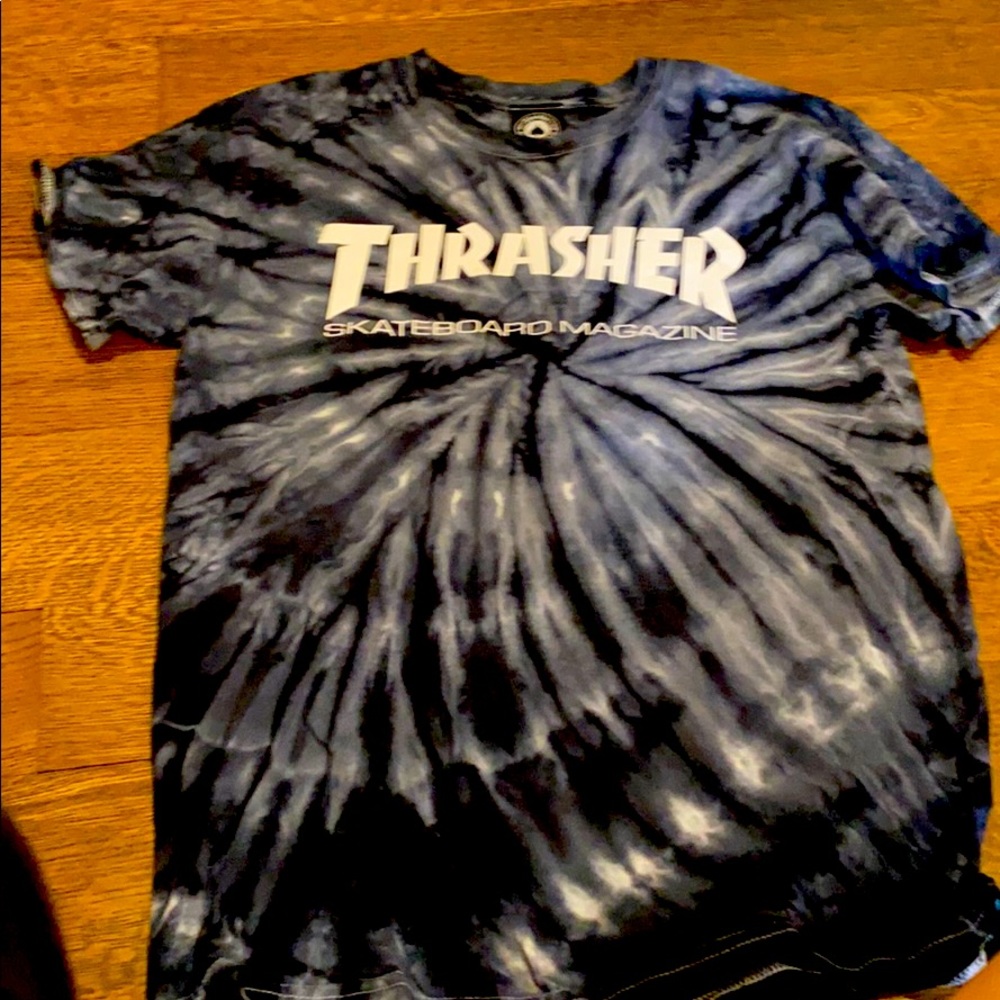 thrasher skating magazine blouse